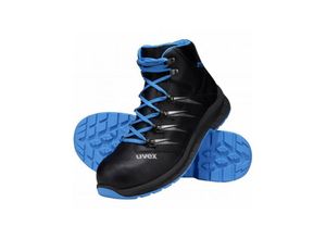 4031101769349 - 2 trend Stiefel S2 blau schwarz Weite 11 Gr 43 - Blau - Uvex