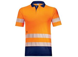 4031101778587 - uvex Poloshirt Construction orange warnorange Gr 6XL - Orange