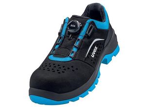 4031101797632 - 2 xenova® Halbschuhe S1P blau schwarz Weite 10 Gr 49 - blau - Uvex