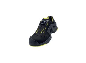 4031101797960 - 6568146 1 support Halbschuhe S1P 65681 schwarz gelb Weite 10 Größe 46 - Uvex