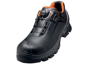 4031101798967 - 2 macsole® Halbschuhe S3 schwarz orange Weite 10 Gr 38 - schwarz - Uvex