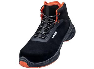 4031101806563 - 1 G2 Stiefel S2 schwarz rot Weite 11 Gr 37 - schwarz - Uvex