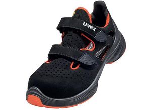 4031101807317 - 1 G2 Sandalen S1 schwarz rot Weite 12 Gr 35 - schwarz - Uvex
