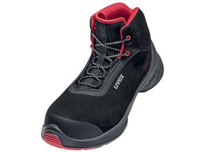 4031101837161 - 1 G2 Stiefel S3 schwarz rot Weite 10 Gr 36 - schwarz - Uvex