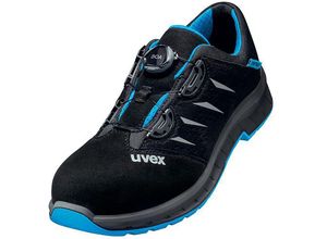 4031101838878 - 2 trend Halbschuhe S1P blau schwarz Weite 10 Gr 37 - blau - Uvex