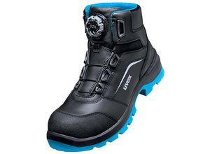 4031101915944 - 2 xenova® Stiefel S3 schwarz blau Weite 12 Gr 38 - schwarz - Uvex