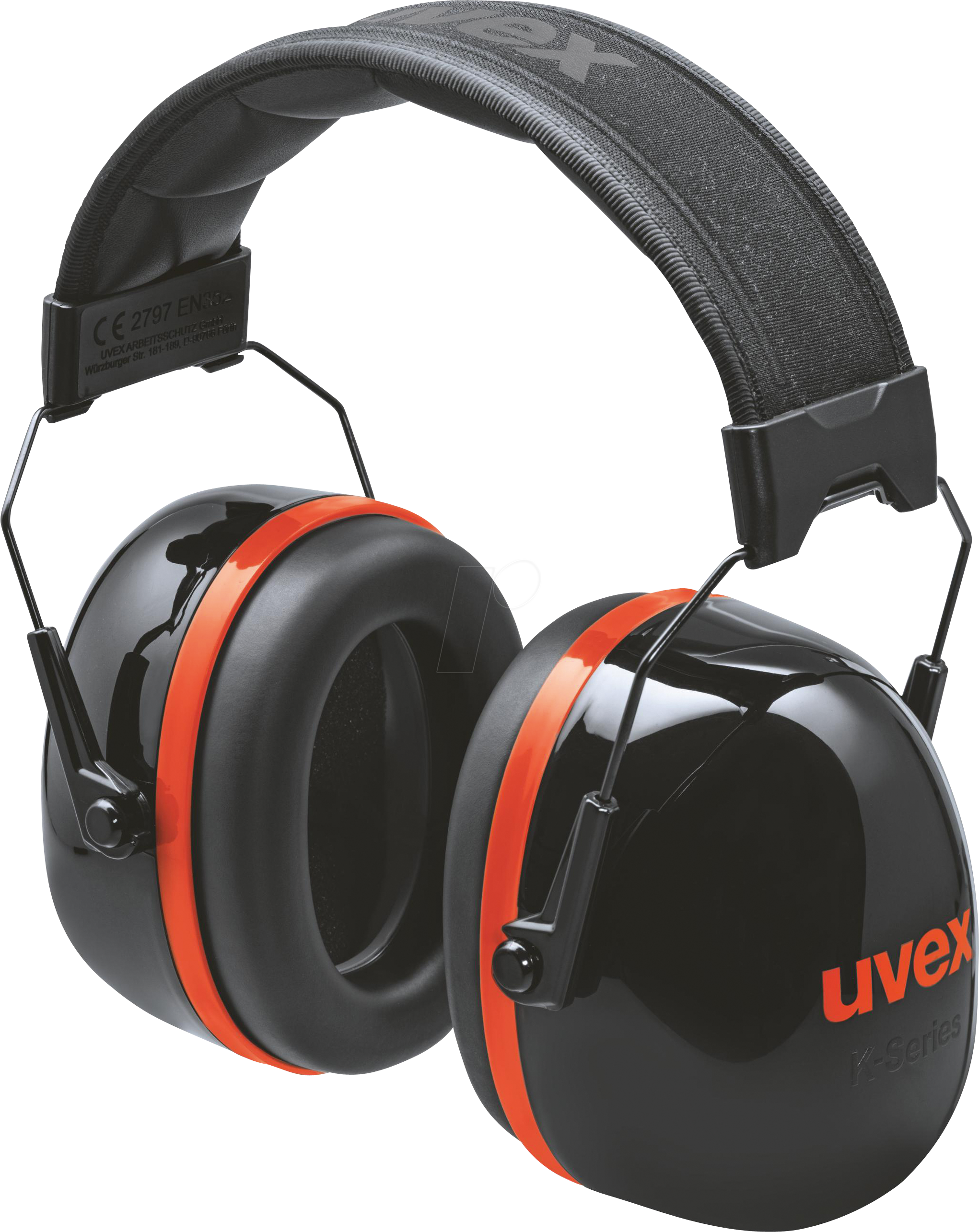 4031101928845 - UVEX 2630030 - Kapselgehörschutz uvex schwarz rot SNR 36 dB Größe L M S