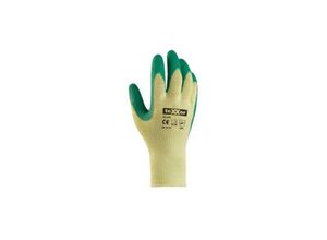 4031301000549 - Trizeratop - teXXor® Grobstrick-Handschuh polyester gelb grün Latex-Beschicht 220608 Gr08