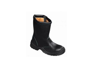 4031301013365 - S3-Winterreißverschlussstiefel zipper schwarz grün 634046 Gr46 - Texxor