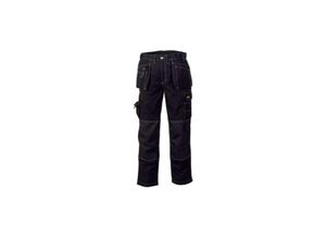 4031301031222 - Trizeratop - teXXor Arbeitshose Twill Bundhose Panama Canvas 46 schwarz 431146