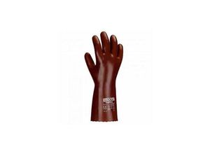 4031301032526 - Topline Chemikalienschutz-Handschuh pvc rotbraun Kat 3 211110 Gr10 - Texxor