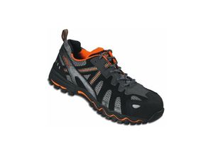 4031301034650 - S1 Sicherheitshalbschuhe LightStar schwarz grau orange 512039 Gr39 - Runnex