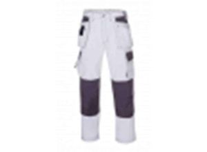 4031301038993 - Trizeratop - teXXor® Bundhose panama weiß grau (270 g m²) 65% Poly 35% Baum 431425 Gr25