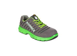 4031301042013 - S1P ESD-Sicherheitshalbschuhe FlexStar grau  grün 5170 Gr39 - Runnex