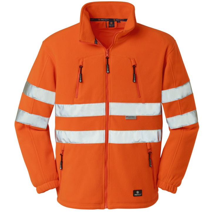 4031301045335 - Big Arbeitsschutz - big Warnfleecejacke Seattle Gr m leuchtorange - leuchtorange