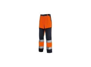 4031301050933 - Warnschutz-Bundhose rochester leuchtorange navy 435546 - Texxor