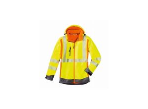 4031301054672 - 4-protect ® - 4PROTECT® Warnschutz-Softshelljacke houston leuchtgelb -orange grau 3475 Gr 6XL