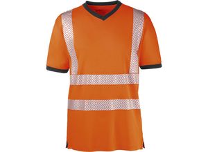 4031301057826 - Kaiserkraft - 649001 Warnschutz T-Shirt leuchtorange   grau