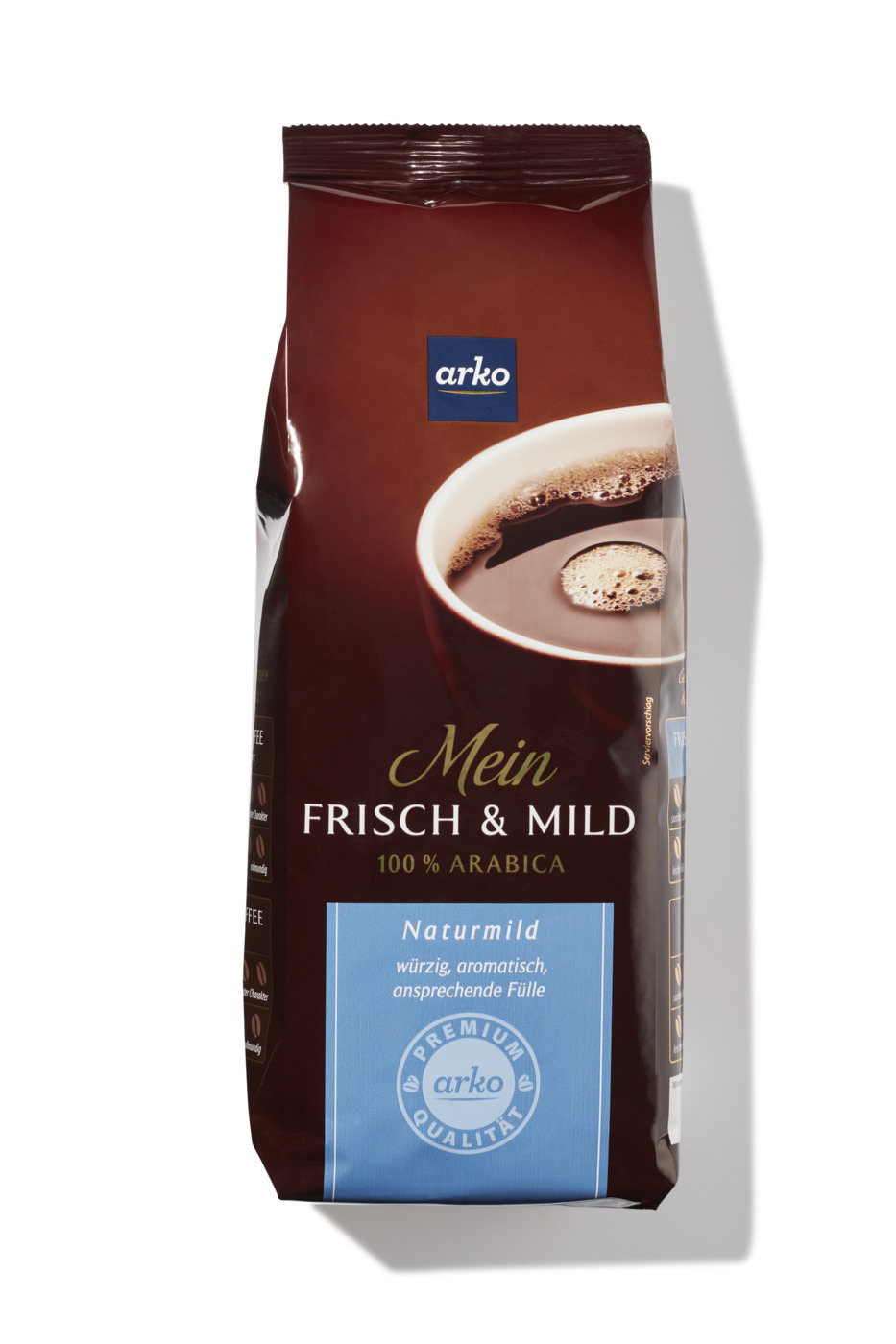 4031386066430 - Kaffee FRISCH & MILD naturmild von arko 500g gemahlen