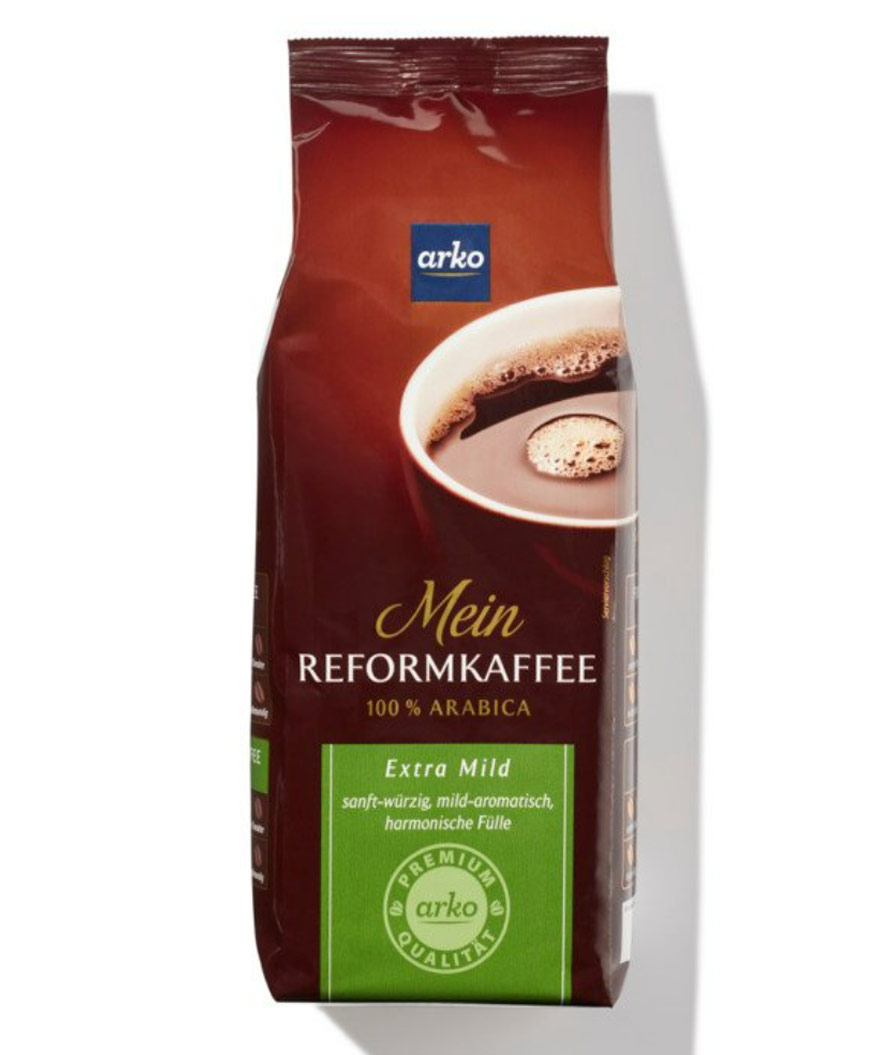 4031386164716 - Kaffee REFORMKAFFEE extra mild von arko 250g gemahlen