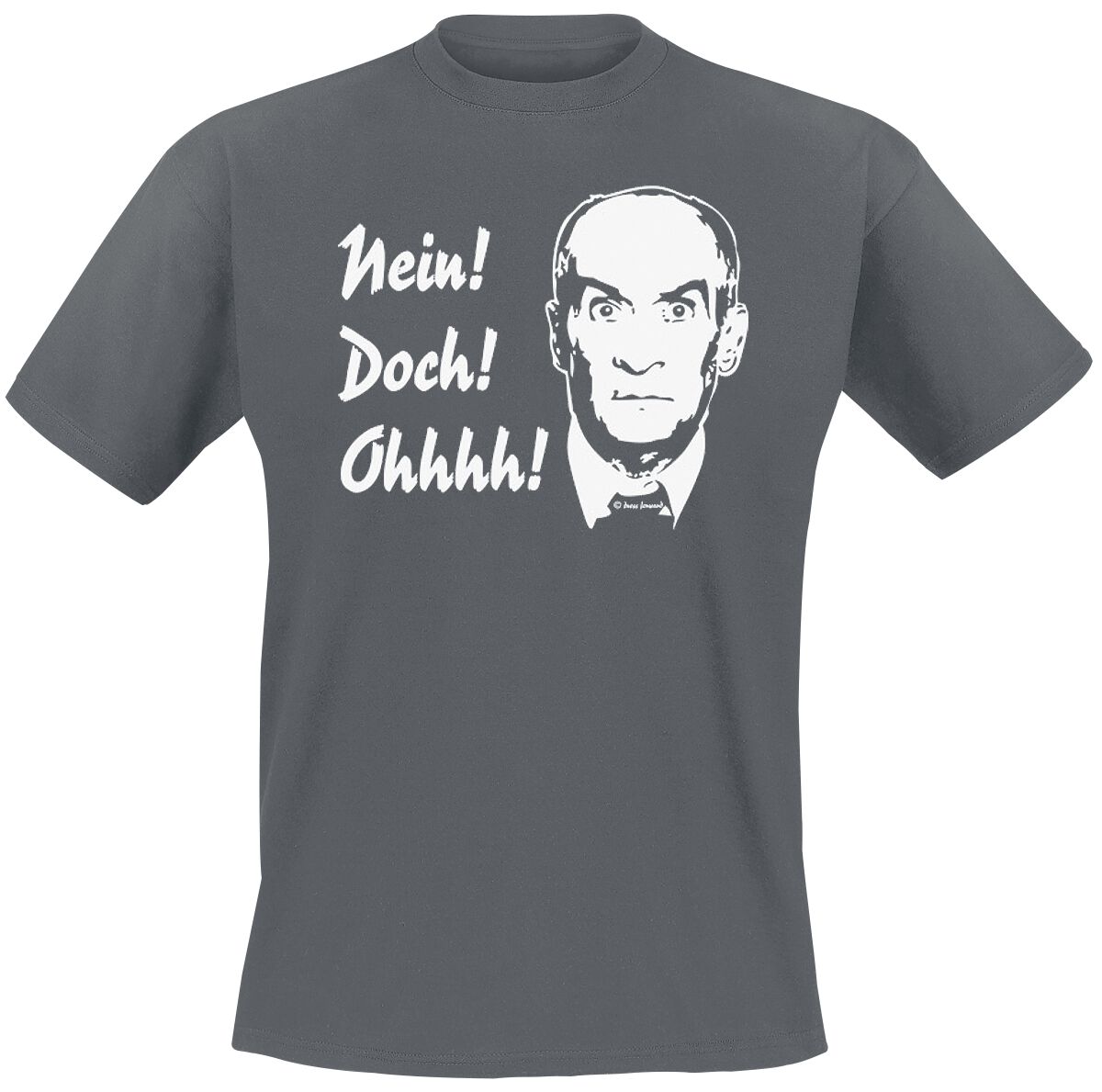 4031417161448 - Nein! Doch! Ohhhh! Nein! Doch! Ohhhh! T-Shirt dunkelgrau 4031417161448 - Nein! Doch! Ohhhh! Nein! Doch! Ohhhh! T-Shirt dunkelgrau