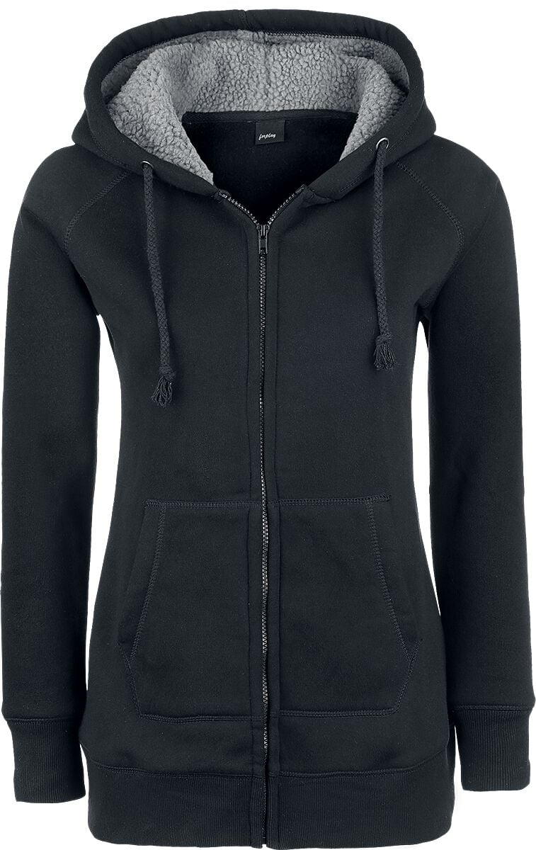 4031417271758 - Teddy Hoodie Kapuzenjacke schwarz in M