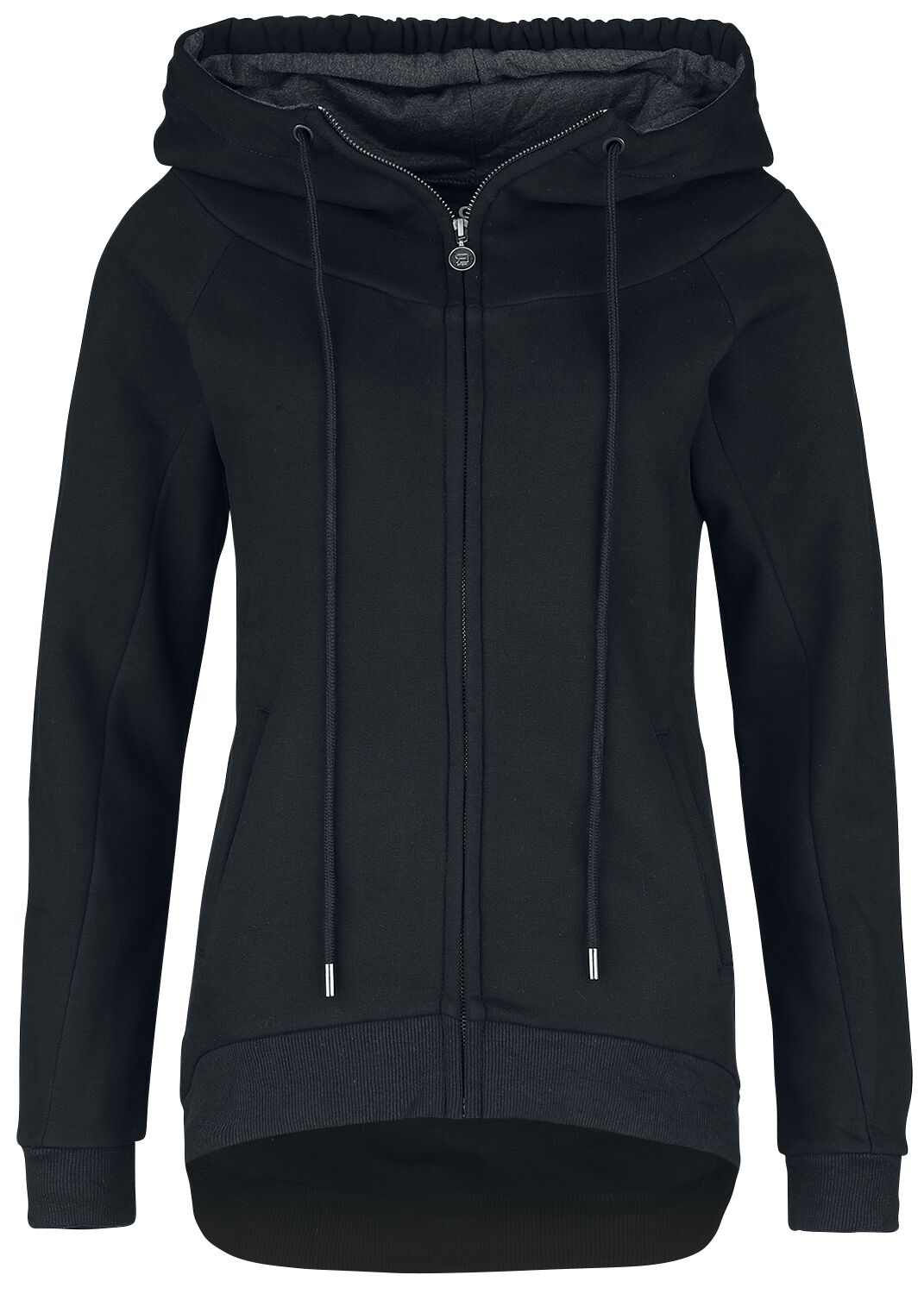 4031417285908 - Zip-Up Longjacket Kapuzenjacke schwarz in M