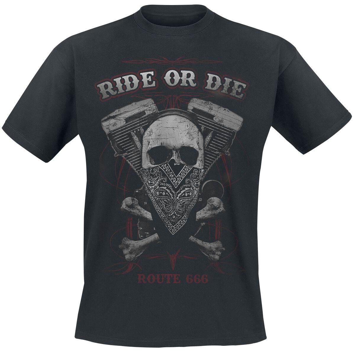 4031417840848 - Ride Or Die T-Shirt schwarz in L