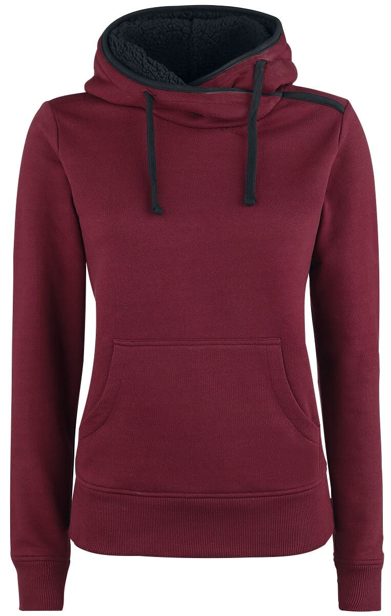 4031417851851 - No Bravery Kapuzenpullover bordeaux in L 4031417851851 - No Bravery Kapuzenpullover bordeaux in L