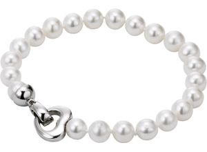 4031427342134 - VANDENBERG Damen Süßwasser Zuchtperlen Armband 925er Silber weiß