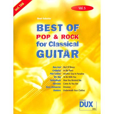 4031658008151 - Best of Pop + Rock for classical guitar 5