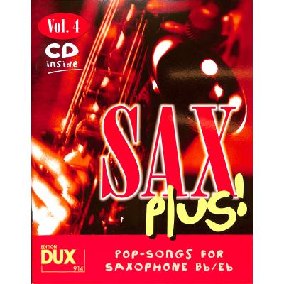 4031658009141 - Sax plus 4 - Pop Songs for saxophone