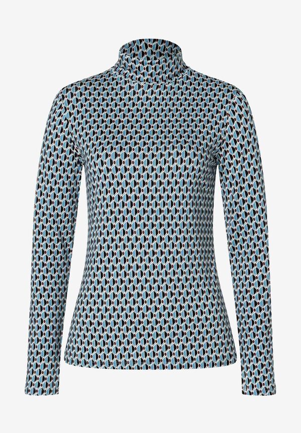 4031664002259 - Rollkragenshirt grafischer Print Winter-Kollektion