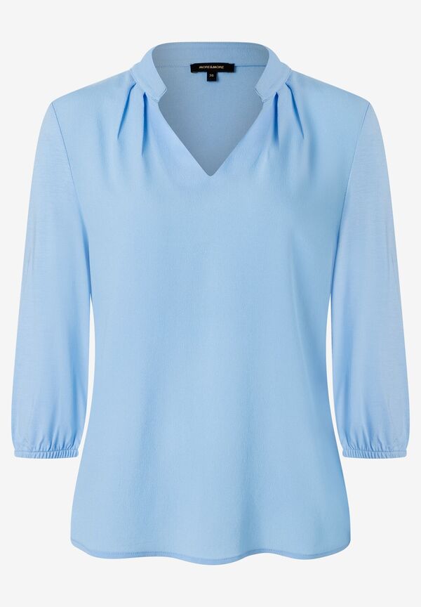4031664017413 - Blusenshirt 3 4 Arm hellblau Frühjahrs-Kollektion 4031664017413 - Blusenshirt 3 4 Arm hellblau Frühjahrs-Kollektion