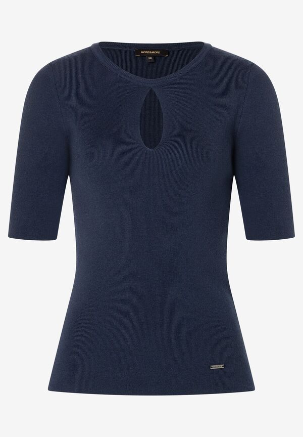 4031664018687 - Kurzarm-Pullover marine Frühjahrs-Kollektion