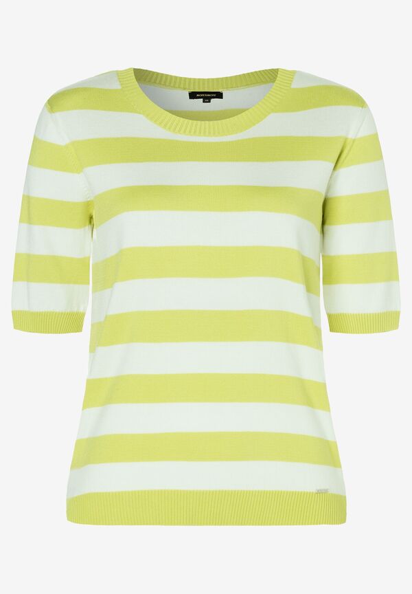 4031664030429 - Streifen-Pullover lime ecru Frühjahrs-Kollektion