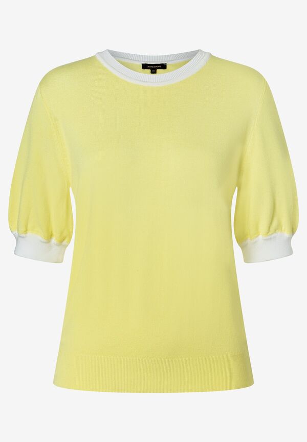 4031664034113 - Kurzarm-Pullover tender yellow Frühjahrs-Kollektion 4031664034113 - Kurzarm-Pullover tender yellow Frühjahrs-Kollektion