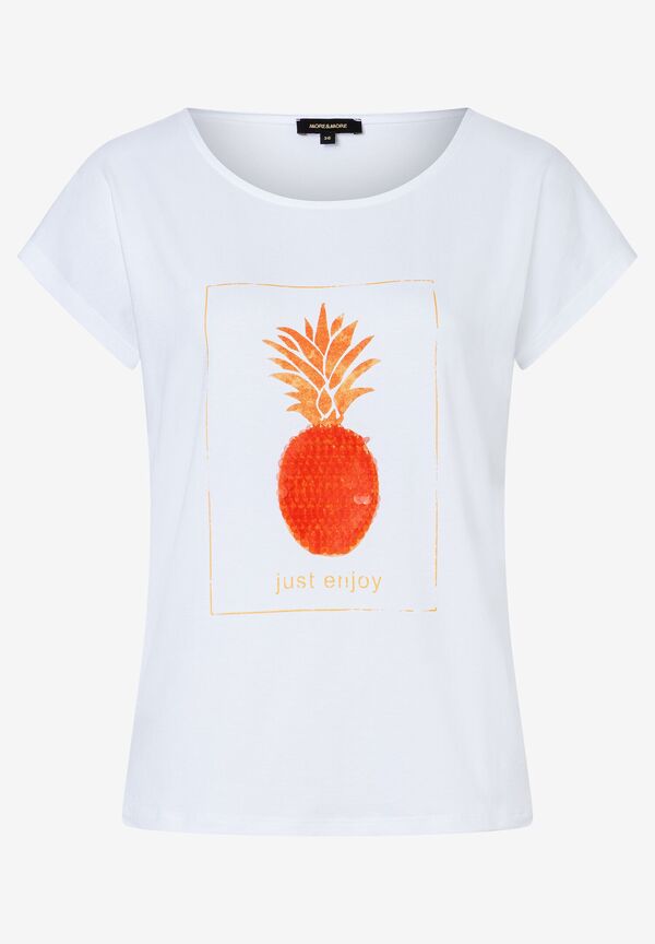 4031664039187 - T-Shirt mit Pailletten-Ananas Sommer-Kollektion 4031664039187 - T-Shirt mit Pailletten-Ananas Sommer-Kollektion