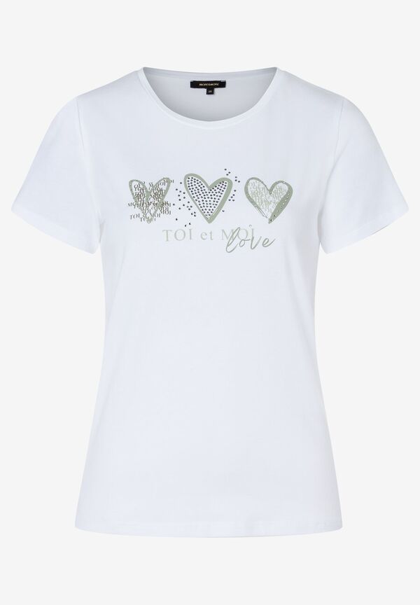 4031664039330 - T-Shirt mit Herz-Motiv weiß Sommer-Kollektion