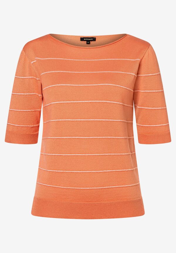4031664041753 - Pullover fein gestreift smooth melon Sommer-Kollektion 4031664041753 - Pullover fein gestreift smooth melon Sommer-Kollektion