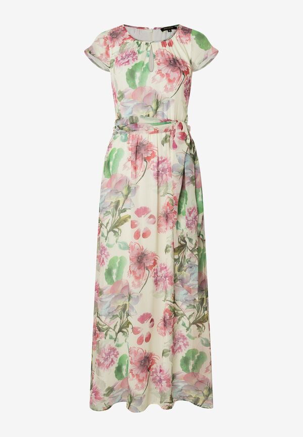 4031664048363 - Maxi-Chiffonkleid Flowerprint 4031664048363 - Maxi-Chiffonkleid Flowerprint