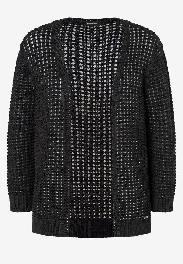 4031664051356 - Ajour-Cardigan schwarz Frühjahrs-Kollektion 4031664051356 - Ajour-Cardigan schwarz Frühjahrs-Kollektion