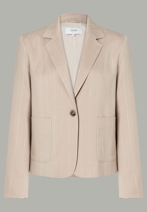 4031664055767 - Nadelstreifen Blazer beige MORE