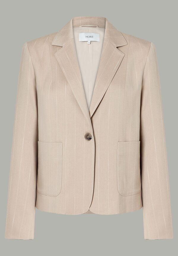 4031664055774 - Nadelstreifen Blazer beige MORE 4031664055774 - Nadelstreifen Blazer beige MORE