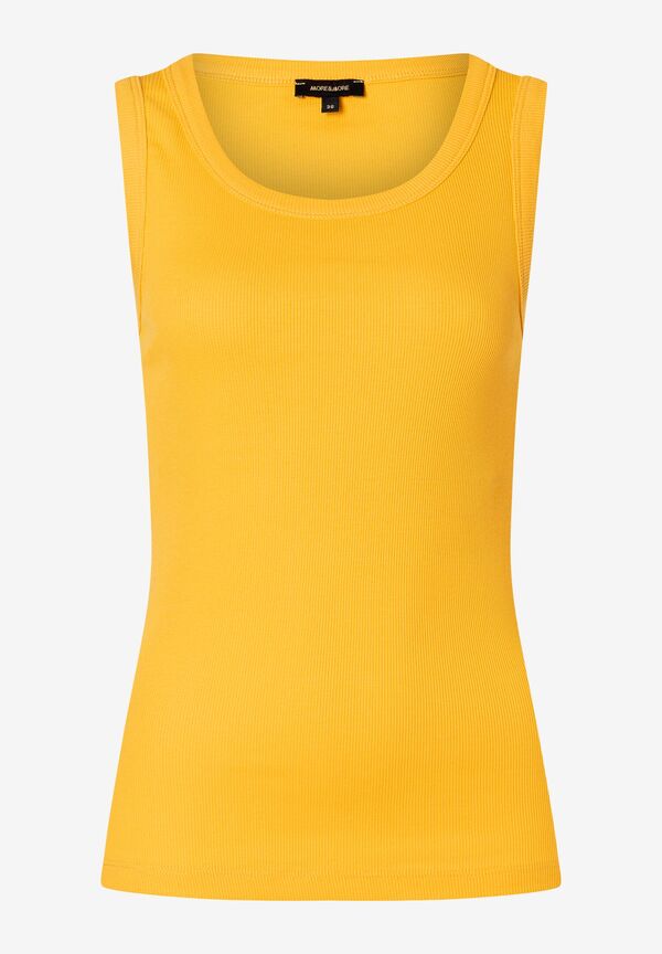 4031664061102 - Rippen-Top sunset yellow Sommer-Kollektion 4031664061102 - Rippen-Top sunset yellow Sommer-Kollektion