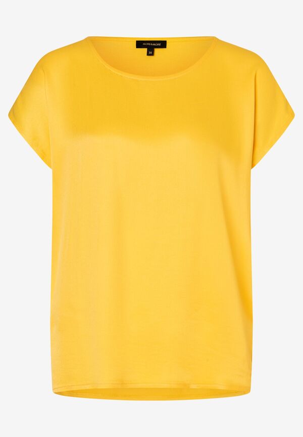 4031664062093 - Shirt mit Satinfront sunset yellow Sommer-Kollektion 4031664062093 - Shirt mit Satinfront sunset yellow Sommer-Kollektion
