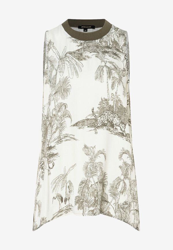 4031664063847 - Blusentop Dschungel-Print Sommer-Kollektion