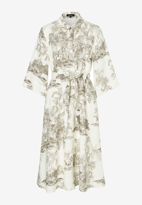 4031664065131 - Hemdblusenkleid Dschungel-Print Sommer-Kollektion