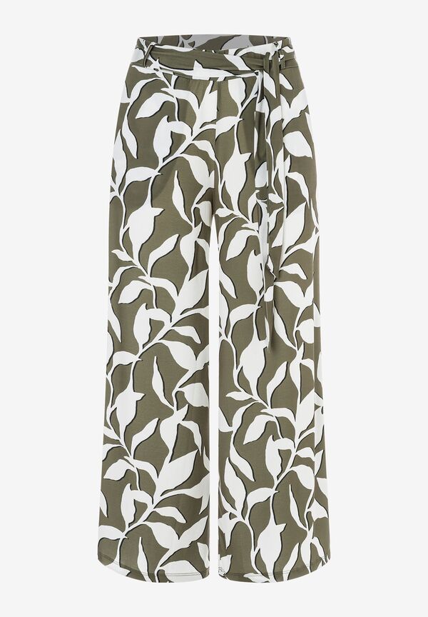 4031664067449 - Jersey Culotte mit Blätterprint Sommer-Kollektion