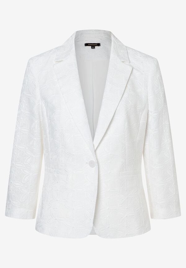 4031664068286 - bestickter Blazer ecru Sommer-Kollektion